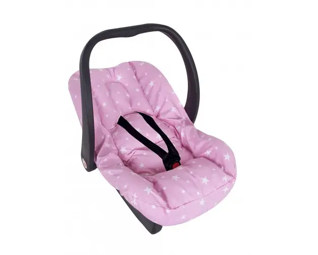 Husa protectie, SeviBebe, Stars, Pentru scoica auto, Cu reductor, Roz