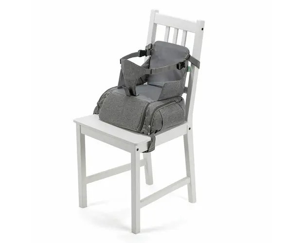 Inaltator, Reer, Growing Booster Seat, Pentru masa, Transportabil, Din plastic reciclat, 6-36 luni, Gri