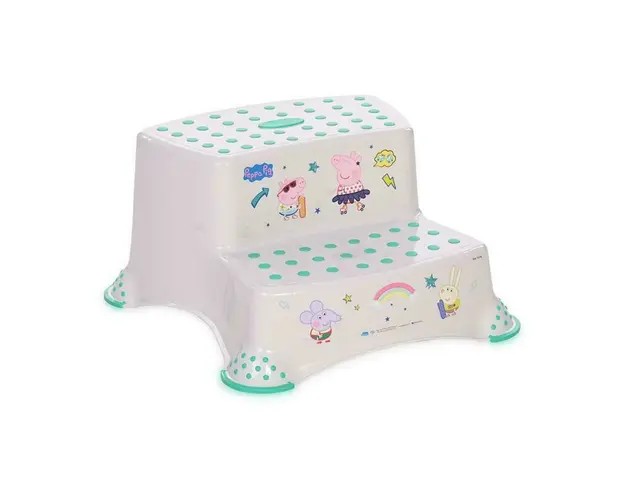 Lorelli - Inaltator dublu pentru baie antiderapant, Disney, Peppa Comic Grey