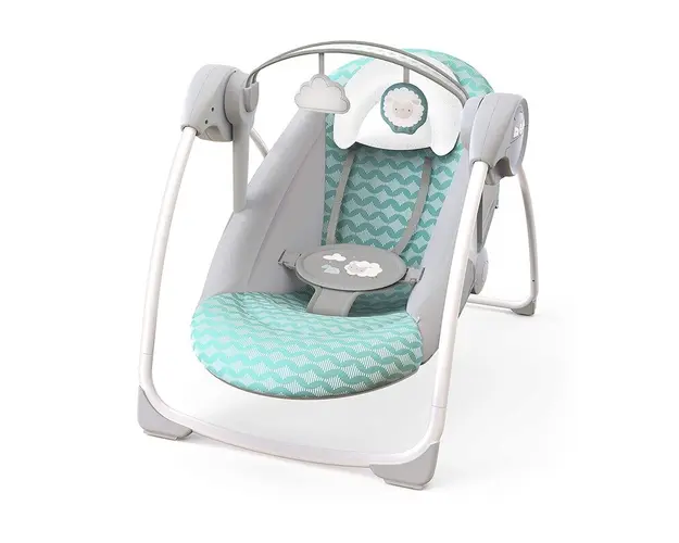 InGenuity - Leagan Swingity Swing Goji Portabil, Cu bara detasabila, 72x57 cm