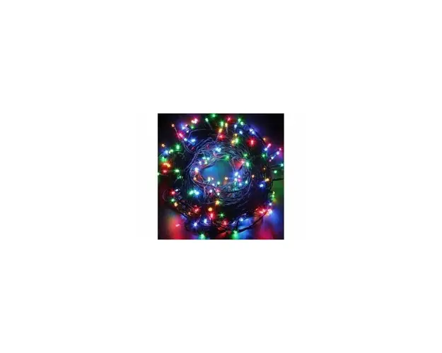 Instalatie de Craciun liniara, multicolor, 20 m, 200 leduri hexagonale, 5827RB