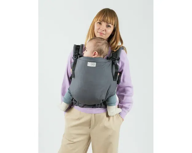 Marsupiu bebe, Isara, Preschooler Graphite Linen