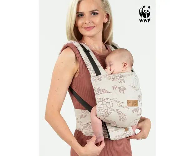 Marsupiu bebe, Isara, Quick Full Buckle Wildlife Sandy