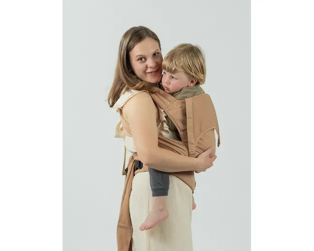 Marsupiu bebe, Isara, Quick Half Buckle Macchiato