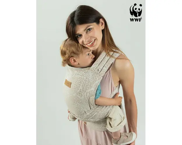 Marsupiu bebe, Isara, Quick Half Buckle Majestic Ivory Forest