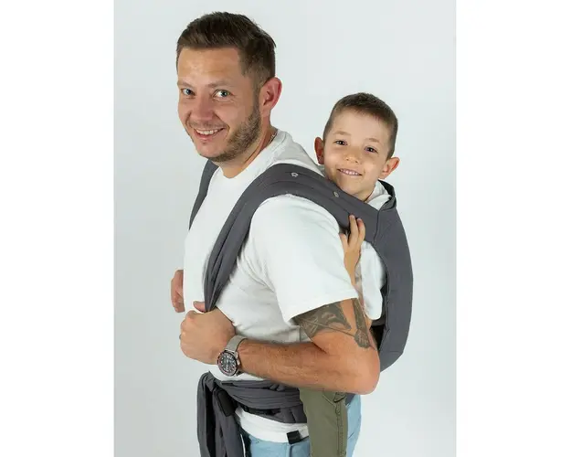 ISARA Quick Half Buckle PRESCHOOLER Graphite Linen