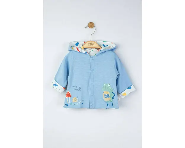 Jacheta subtire pentru copii Detective, Tongs baby (Culoare: Galben, Marime: 9-12 luni)