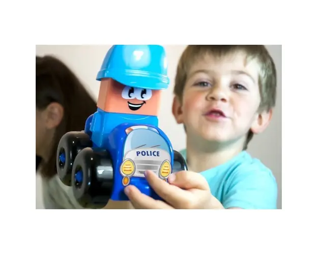 Miniland - Joc constructii tematic Statie politie