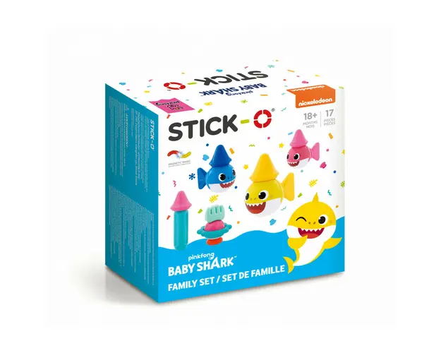 Joc cu magneti Stick-O, Baby Shark