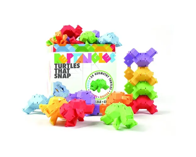 Fat Brain Toys - Joc de constructie Testoasele