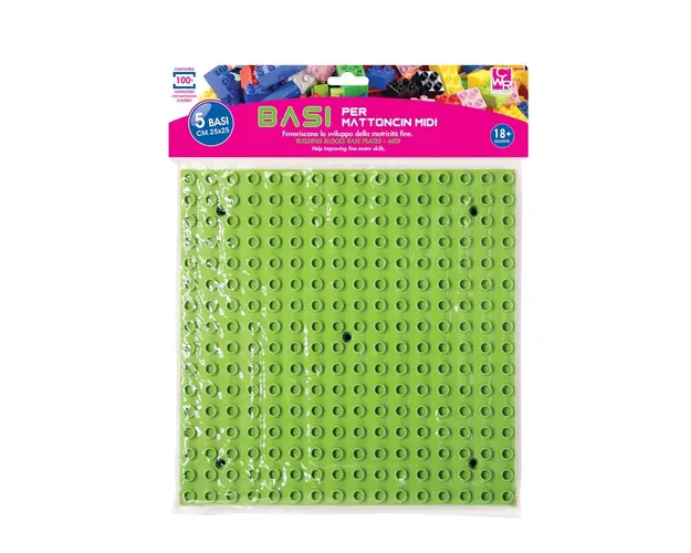 Joc de constructii baza pentru cuburi midi