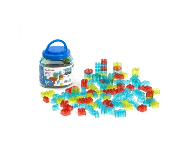 Miniland - Set de constructie Translucide