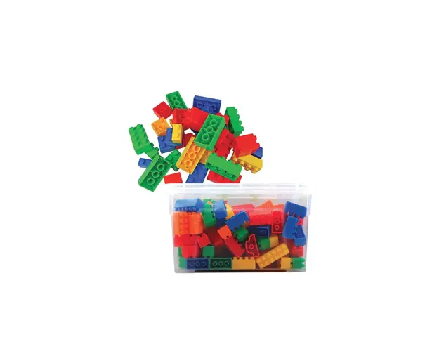 Joc de constructii cuburi atasabile mini