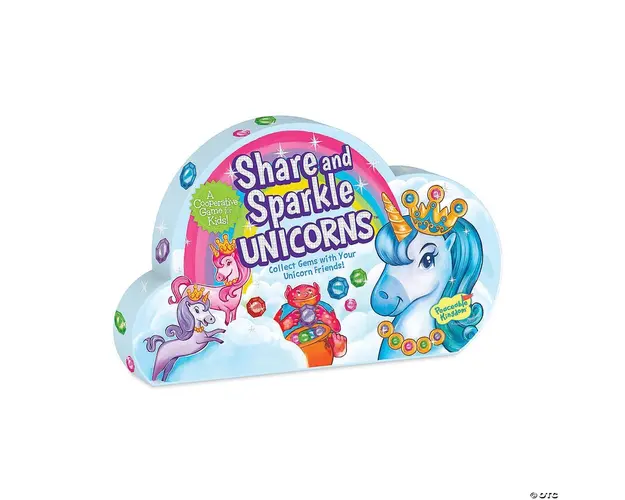 Joc de cooperare cu unicorni si pietre pretioase, Unicorni sclipiciosi