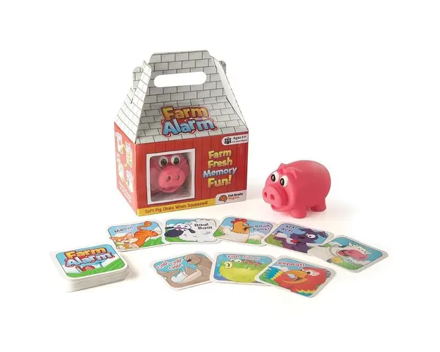 Fat Brain Toys - Joc de memorie Alarma la Ferma!