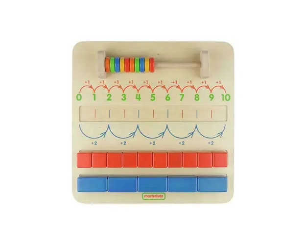 Joc de numarat Numere pare si impare, din lemn, +3 ani, Masterkidz