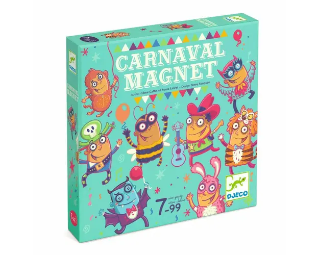 Djeco - Joc de societate cu magnet Carnaval,