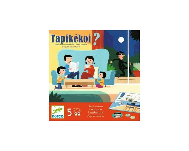Djeco - Joc de societate Tapikekoi - Ce lipseste din casa?