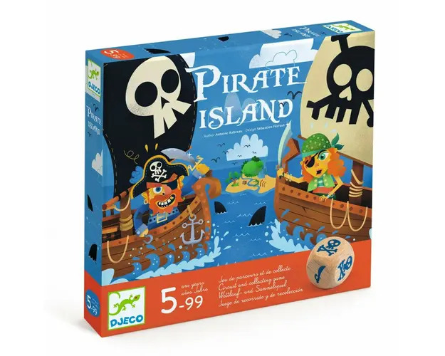 Joc de societate Insula piratilor, Djeco
