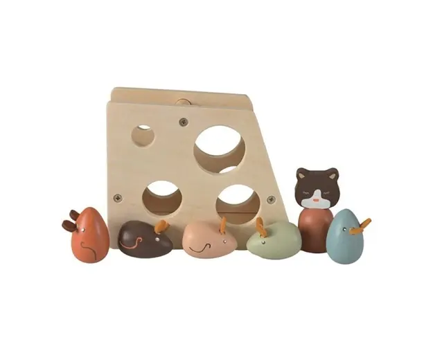 Egmont toys - Joc de stivuire Cascavalul, Pisica si soriceii