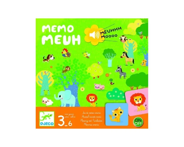Djeco - Joc cu sunete Memo Meuh