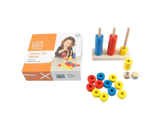 Toys For Life - Joc Educativ Numaratoare cu inele