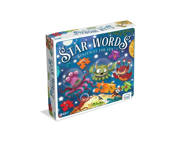 Creativamente - Puzzle educativ Smarty - Star Words , Puzzle Copii, piese 252