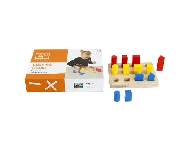 Toys For Life - Joc Educativ Sorteaza corpurile geometrice
