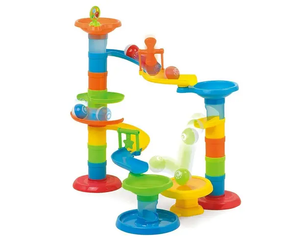 Miniland - Set de constructie Turnul cu Rollercoaster