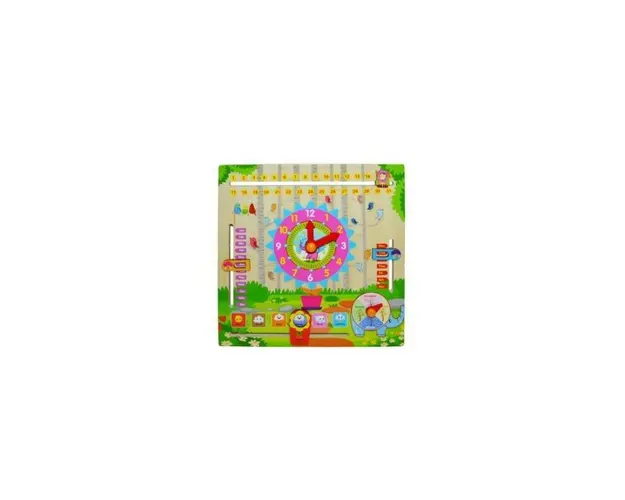 Joc interactiv calendar educativ din lemn HM-006 28624