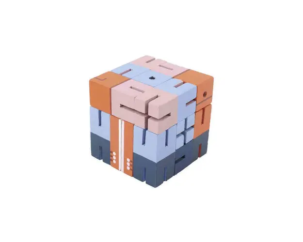 Fridolin - Joc logic 3D puzzle Boy, Albastru