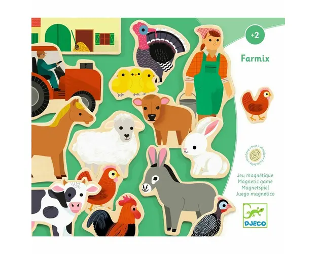 Djeco - Joc magnetic ferma , Fermix