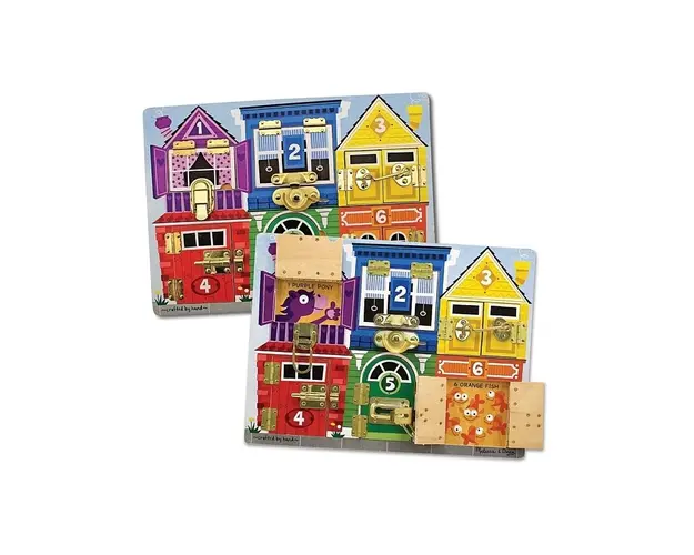 Melissa & Doug - Joc pentru dezvoltarea abilitatilor Incuie si descuie Melissa and Doug