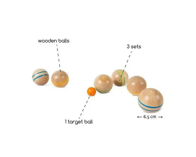 Joc Petanque cu bile din lemn, BS Toys
