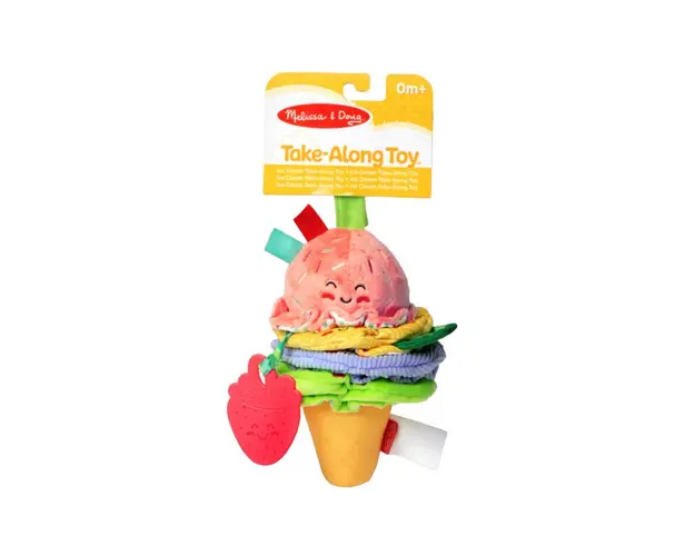 Jucarie de calatorie pentru bebe Inghetata la cornet
