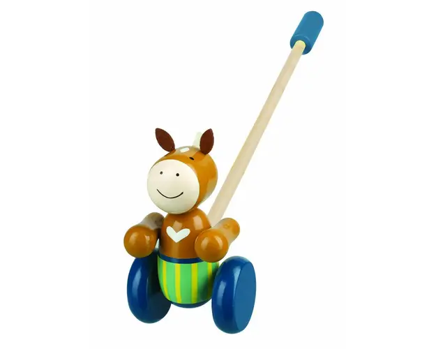 Jucarie de impins ponei, Orange Tree Toys