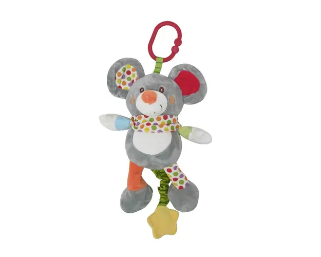 Lorelli Toys - Jucarie multifunctionala Soricel Muzicala, 24 cm din Plus