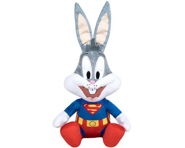 Jucarie din plus Bugs Bunny Superman, Looney Tunes, 25 cm