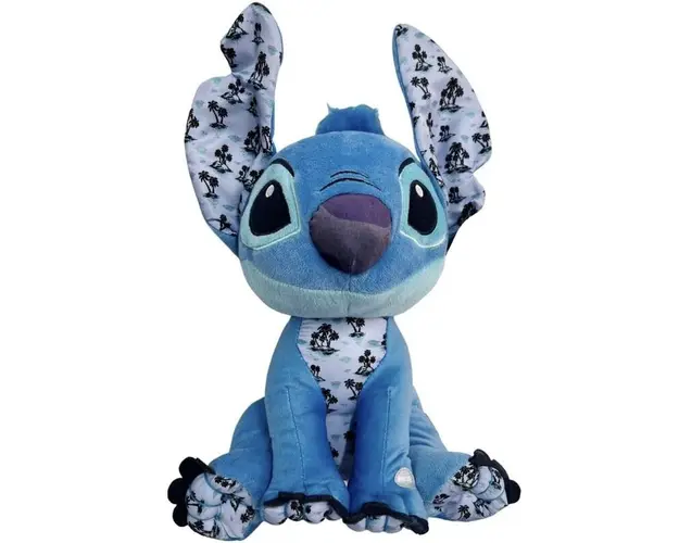 Jucarie din plus cu sunete Stitch 100th Anniversary, Lilo & Stitch, 26 cm