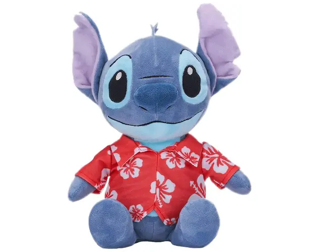 Play by play - Jucarie din plus Stitch Hawaii cu camasa rosie, Lilo & Stitch, 28 cm