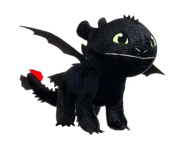 Play by play - Jucarie din plus Toothless negru, Dragons, 40 cm