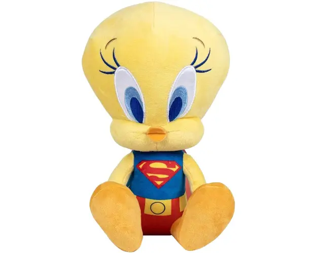 Jucarie din plus Tweety Superman, Looney Tunes, 26 cm
