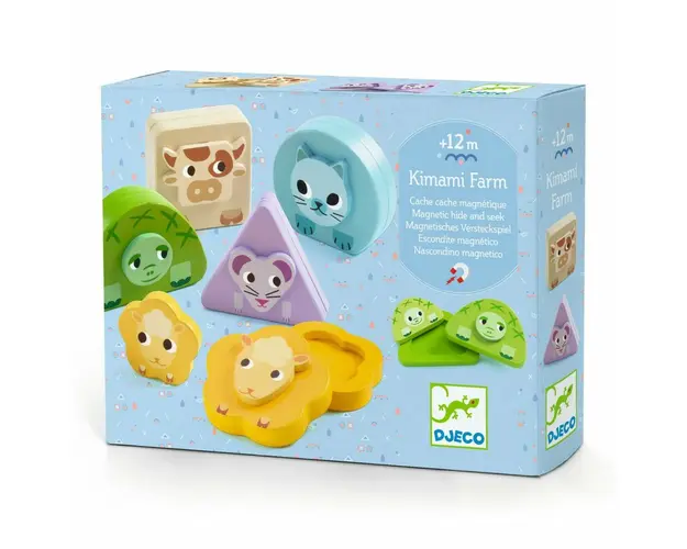 Jucarie educativa bebe Kimami Farm, Djeco