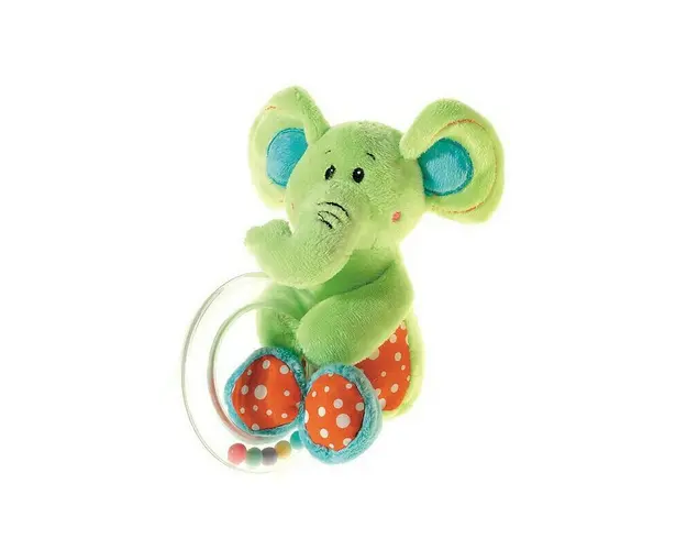 Jucarie inel cu bile si plus Elefant 0L+, Heunec A Haberkorn