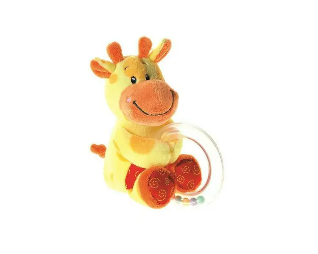 Jucarie inel cu bile si plus Girafa 0L+, Heunec A Haberkorn