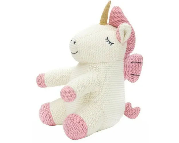 Jucarie moale Unicorn crosetat 33 cm Fillikid