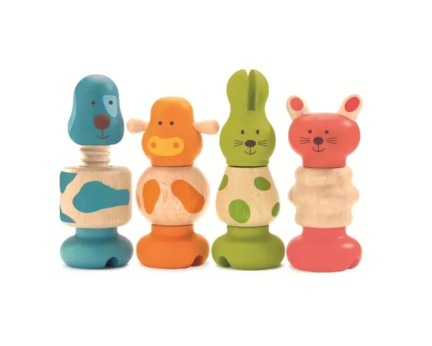 Djeco - Jucarie motorica Animale cu surub