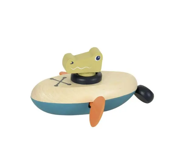 Jucarie pentru baie, Barcuta crocodil, Egmont Toys