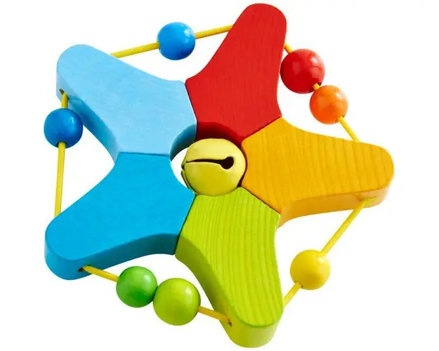 Haba - Jucarie dentitie Jingle Star din Lemn