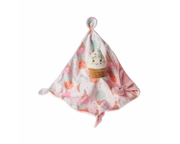 Jucarie plus doudou, Inghetata Soothie, 25x25 cm, +0 luni, Mary Meyer